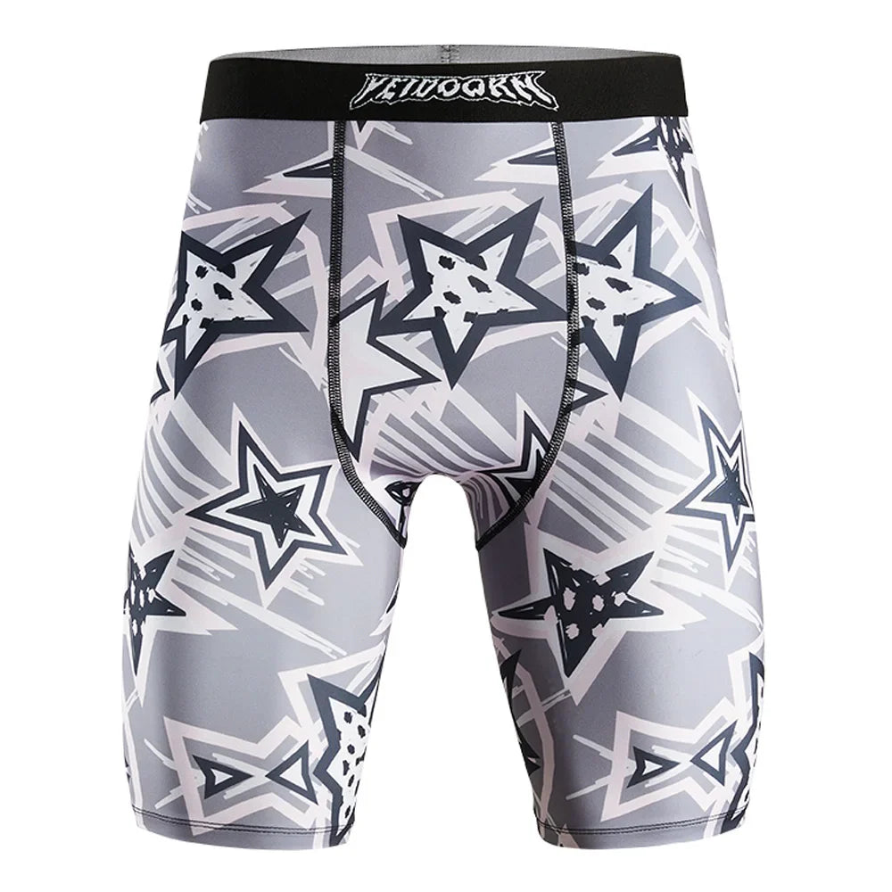 Veidoorn Men's Compression Shorts – Quick-Dry Breathable Activewear