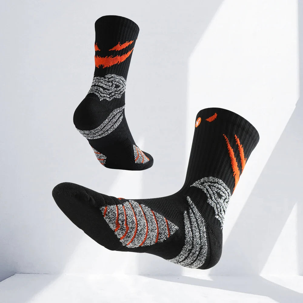 Veidoorn Sports Cycling Socks – Non-Slip Thick Breathable Compression