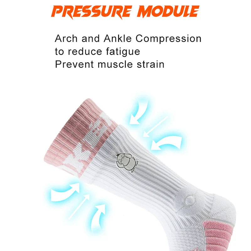 Veidoorn Colorful Compression Socks – High Elasticity Non-Slip Support