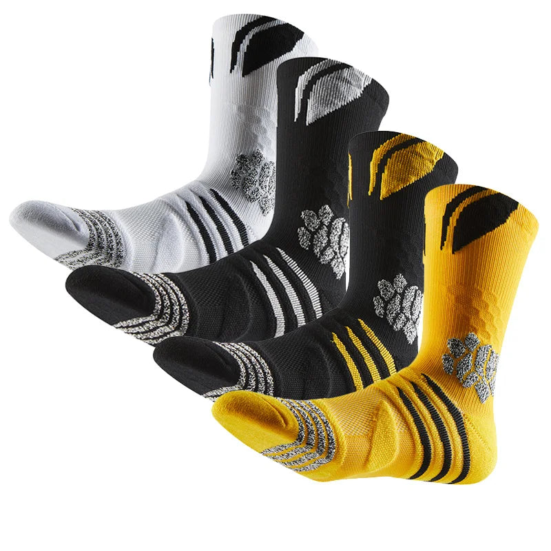 Veidoorn 2025 Elastic Basketball Socks – High Cushion Ankle Support
