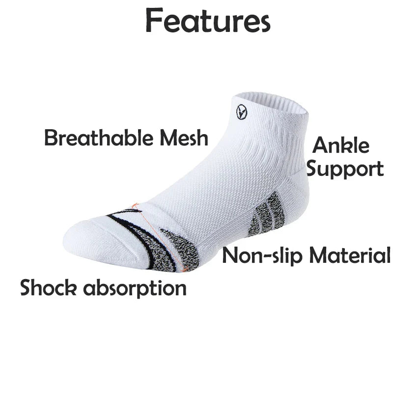 Veidoorn Compression Running Socks – Shock Absorption and Ankle Support