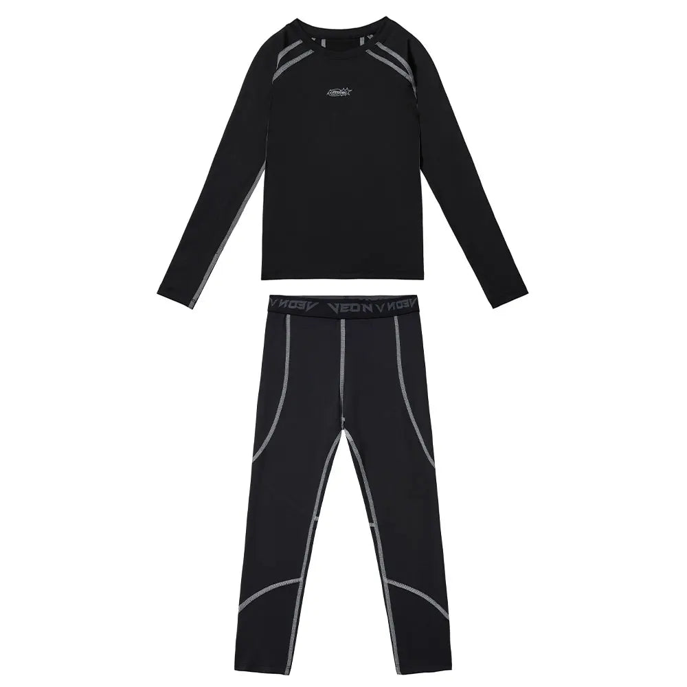 Veidoorn Youth Boys Compression Leggings Shirt – Enhanced Agility and Comfort