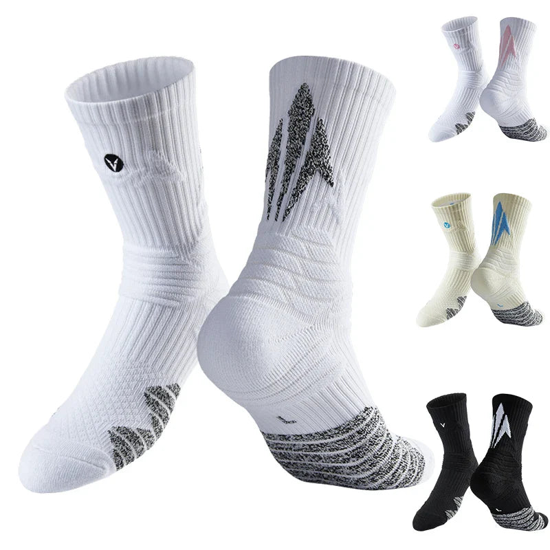 Veidoorn Non Slip Basketball Socks – Thick Padding for Maximum Shock Absorption