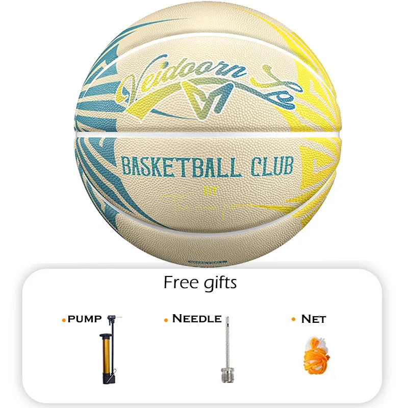 Veidoorn Premium Rubber Basketball – Durable Grip with Unique Wings Design