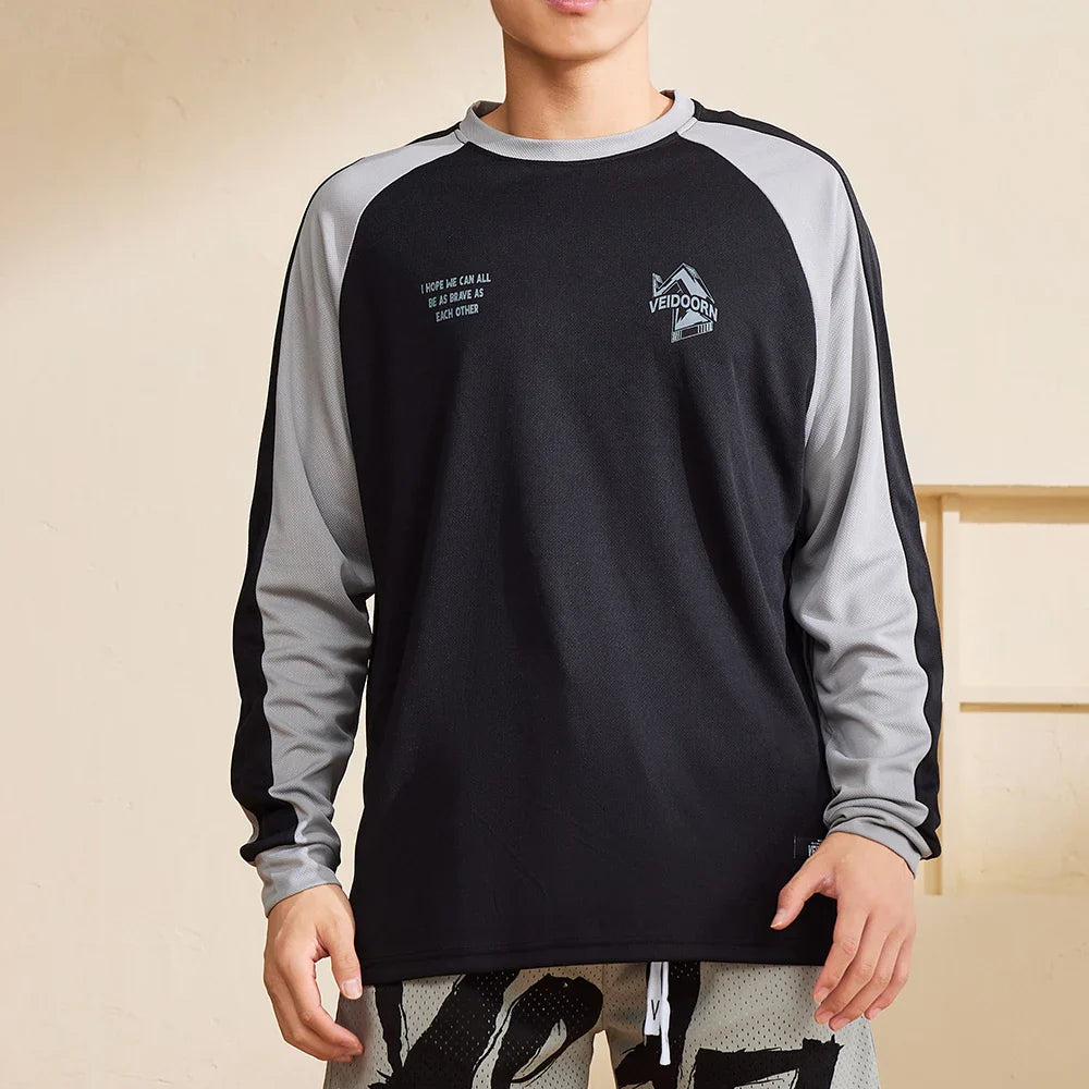 Veidoorn Breathable Long Sleeve Training Jersey – Ultimate Comfort and Quick Dry Performance