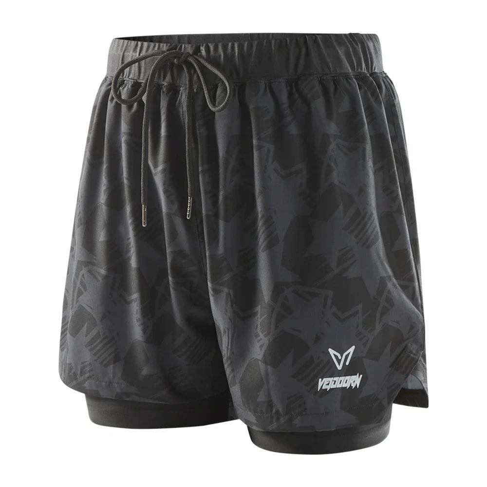 Veidoorn 2-in-1 Running Shorts – Lightweight Breathable Quick-Dry Design