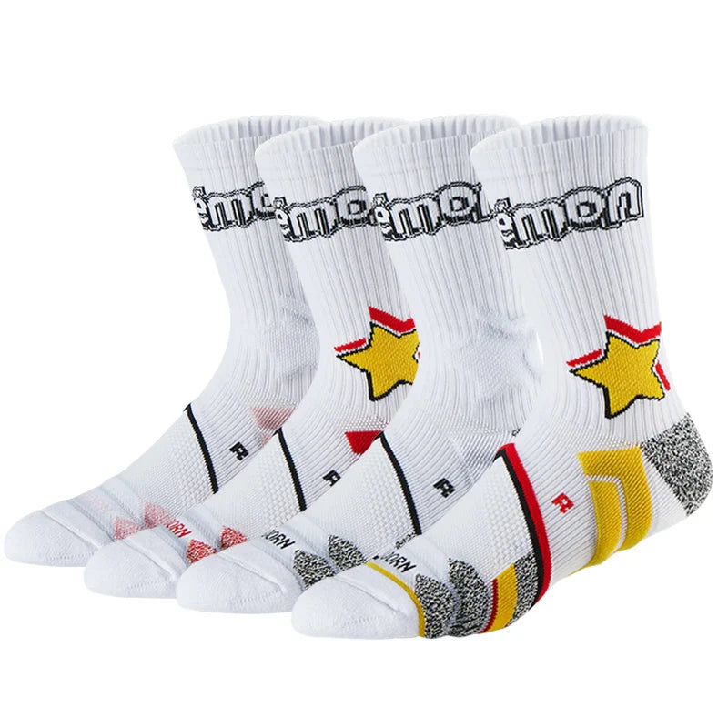 Veidoorn Elite Athletic Performance Basketball Socks – Shock Absorbing Arch Support