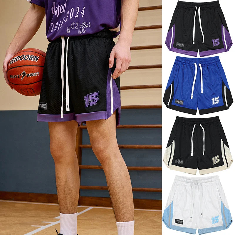 Veidoorn V24008DK Basketball Shorts – Breathable Sweat Wicking Fabric