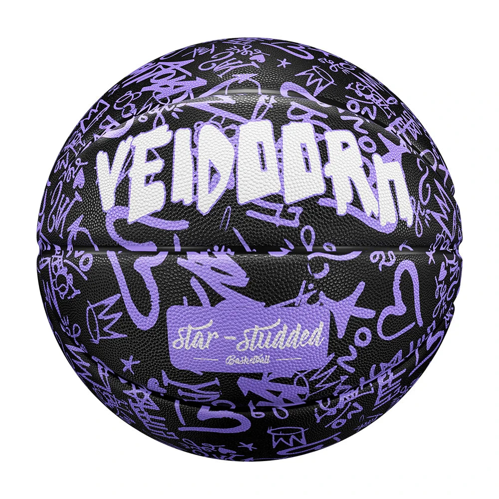 Veidoorn Official Size 7 Basketball – Durable Rubber Construction