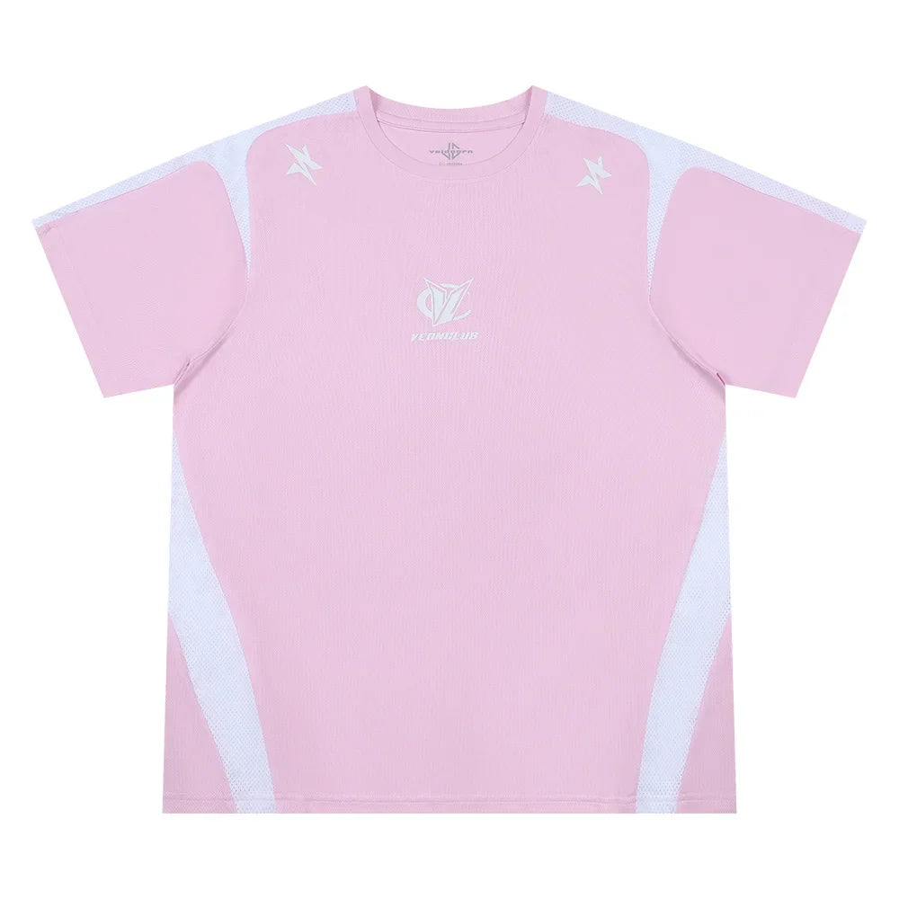 Veidoorn Mens Oversize Sport T-Shirt – Breathable Quick-Dry Fabric