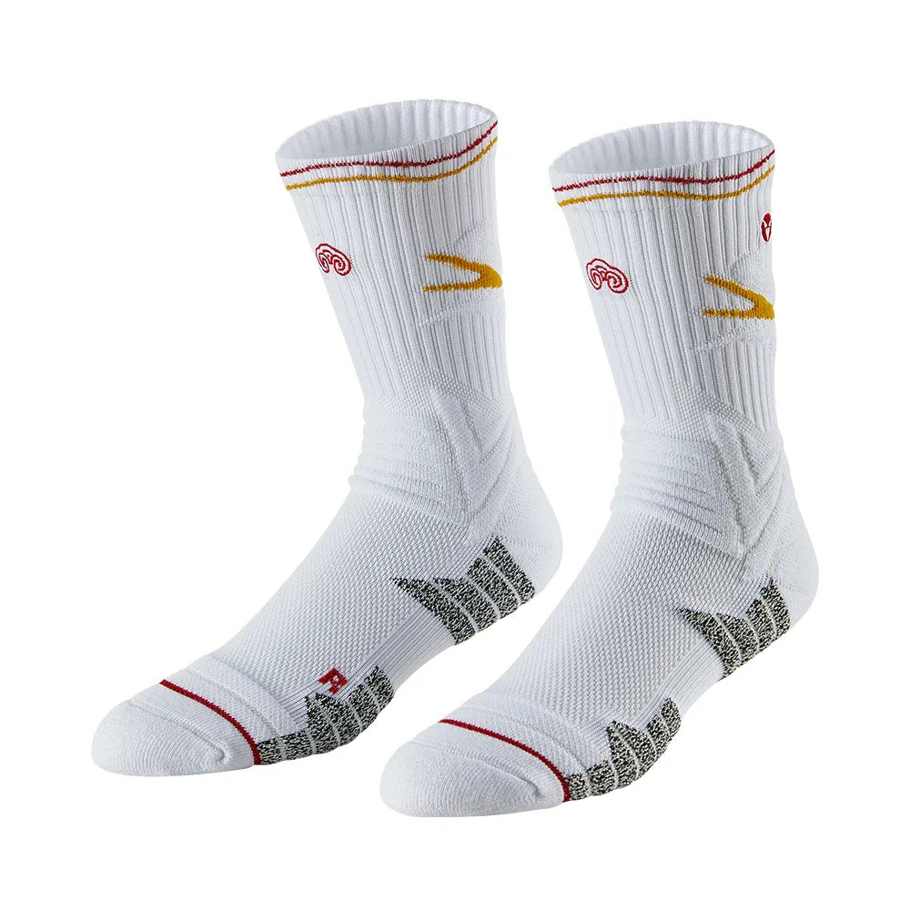 Veidoorn Towel Bottom Compression Socks – Breathable Non-Slip Grip for Athletes