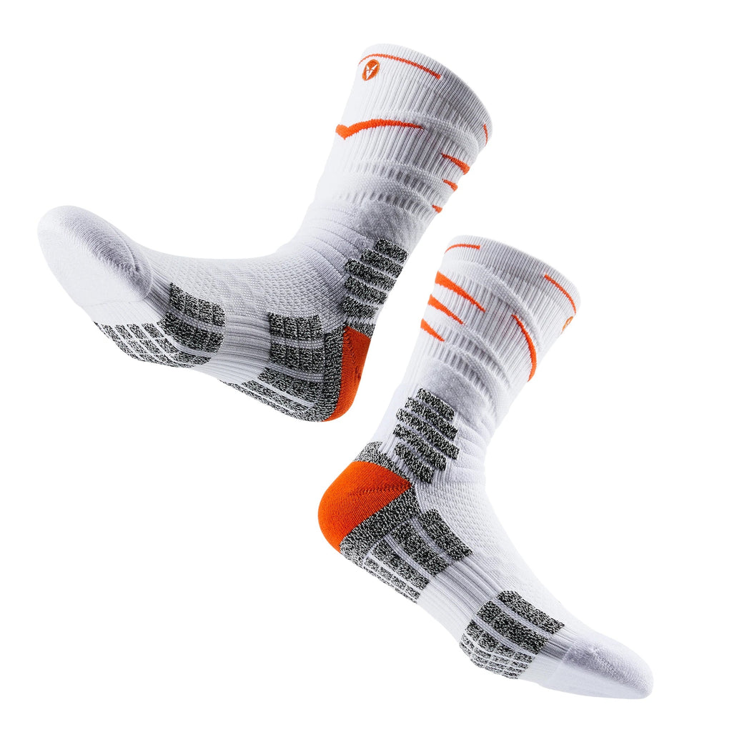 Veidoorn Athletic Cushioned Crew Socks – Superior Comfort and Secure Fit