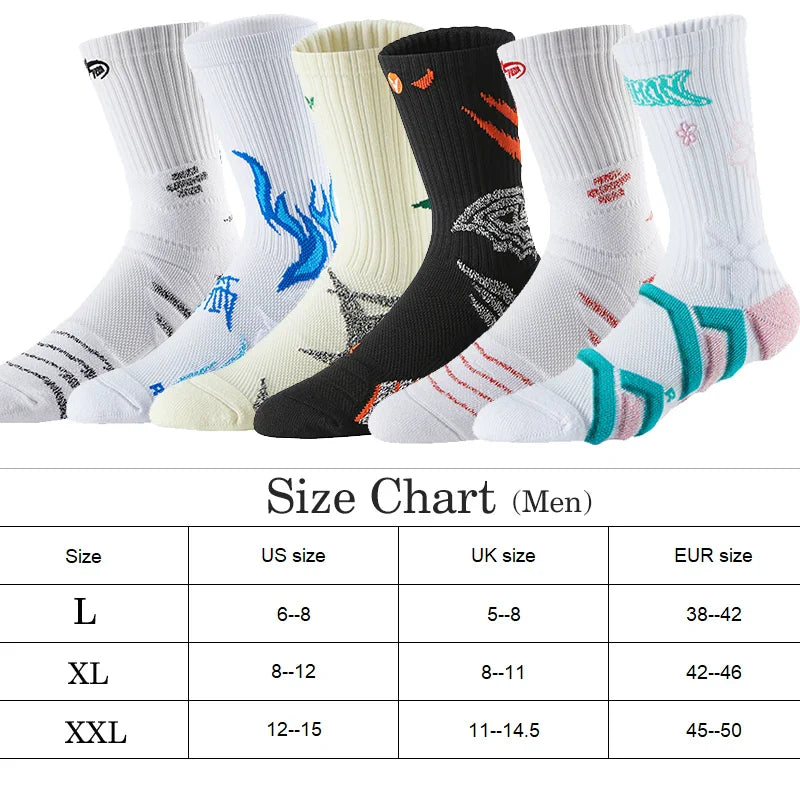 Veidoorn Colorful Compression Socks – High Elasticity Non-Slip Support