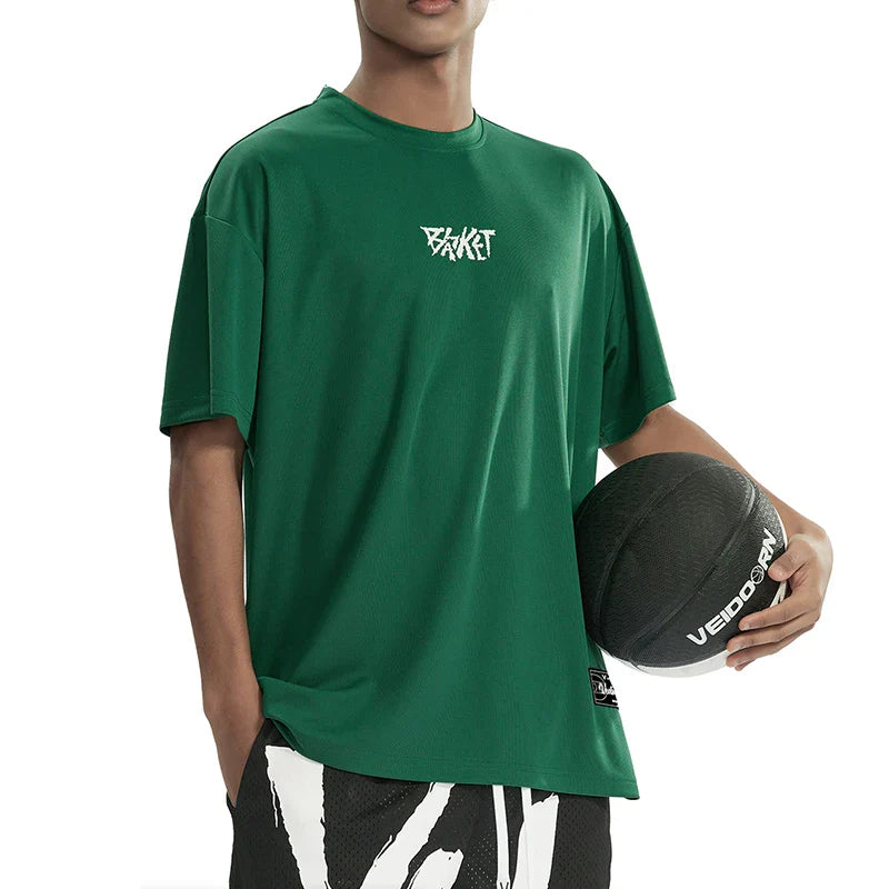 Veidoorn Quick Dry Polyester T Shirt – Breathable Oversize Sport Tees