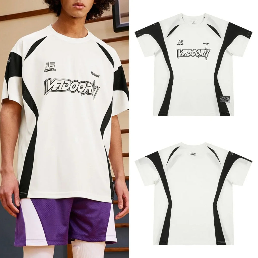 Veidoorn Basketball Suit Set – Breathable Mesh Comfort