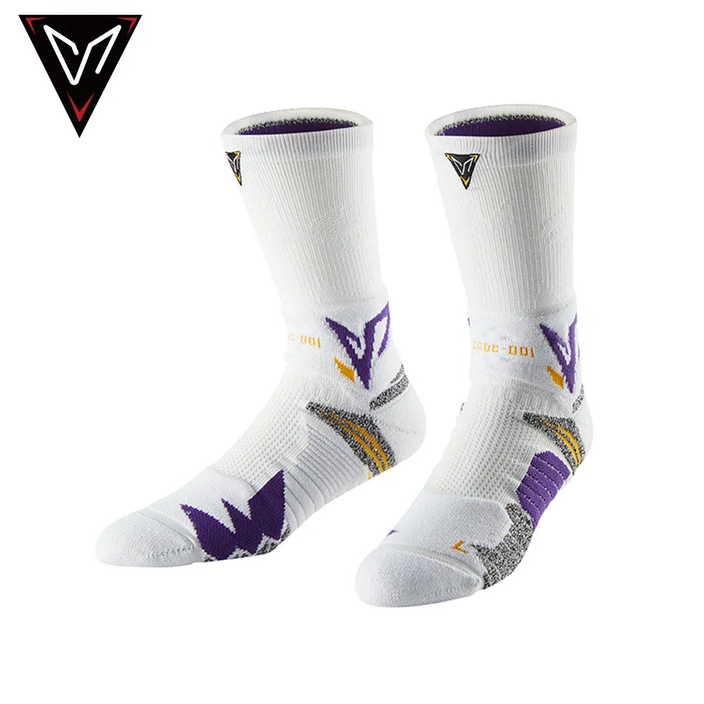 Veidoorn 2025 Elastic Compression Athletic Socks – Anti-Slip Arch Support and Quick-Dry Comfort