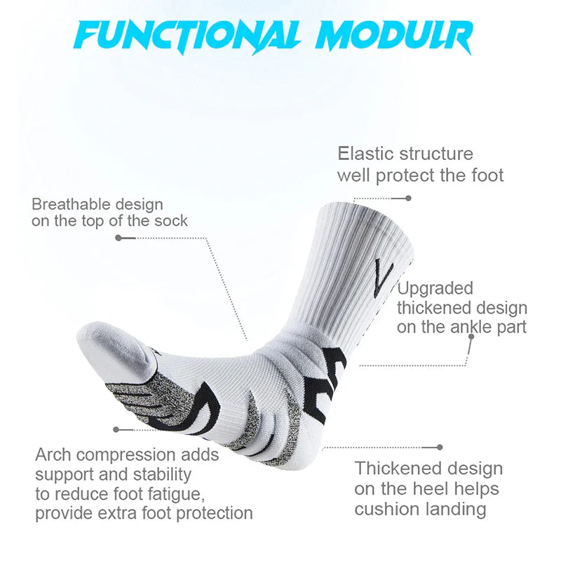 Veidoorn Basketball Compression Socks – Ankle Support and Moisture Absorption