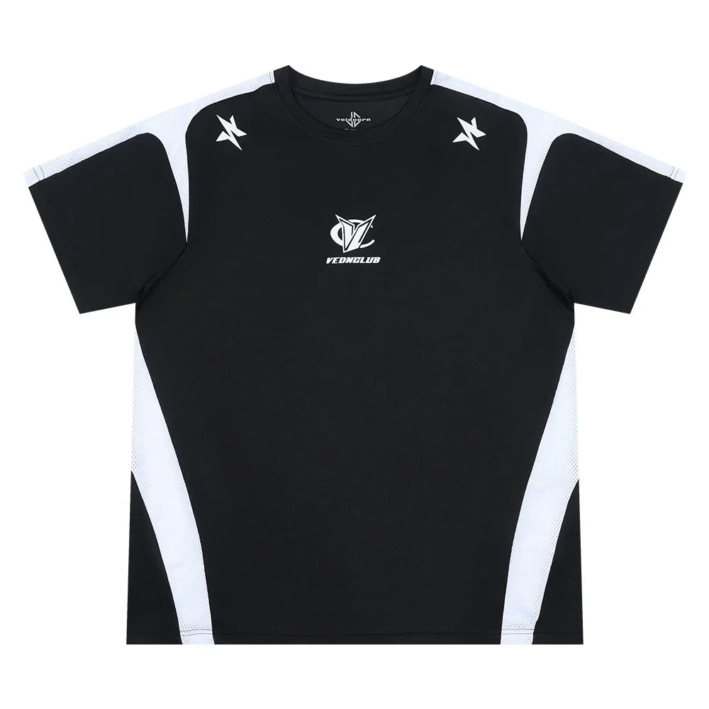 Veidoorn Mens Oversize Sport T-Shirt – Breathable Quick-Dry Fabric