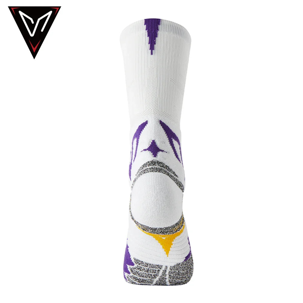 Veidoorn 2025 Elastic Compression Athletic Socks – Anti-Slip Arch Support and Quick-Dry Comfort
