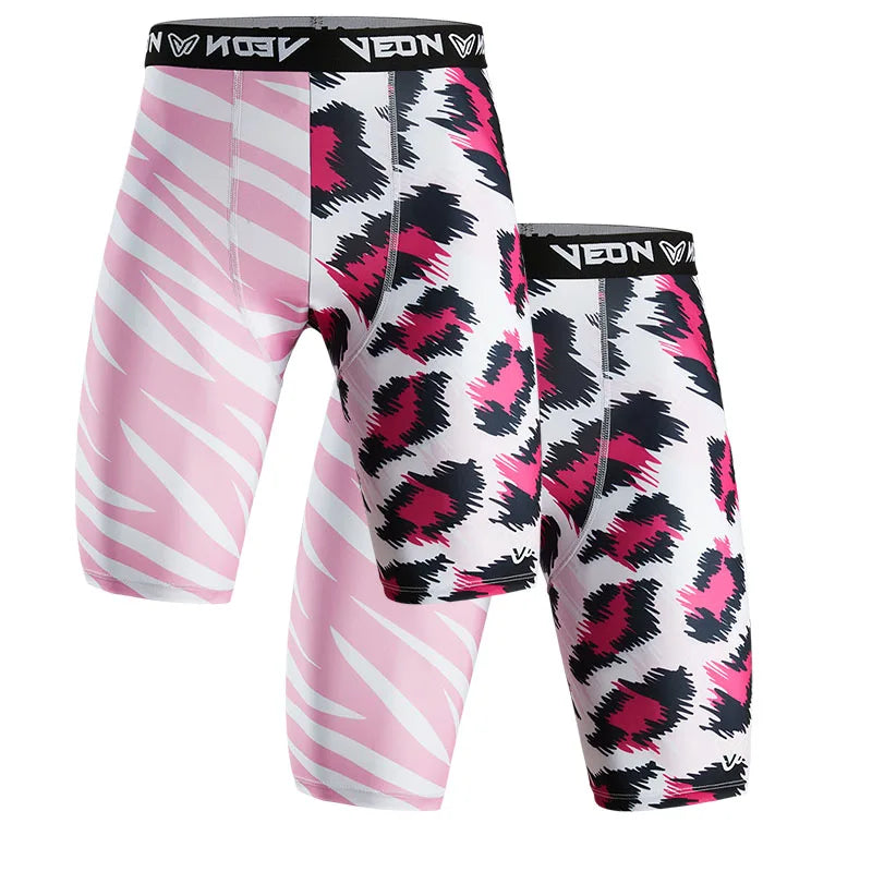 Veidoorn Men's Compression Training Shorts – Quick-Dry Breathable Performance