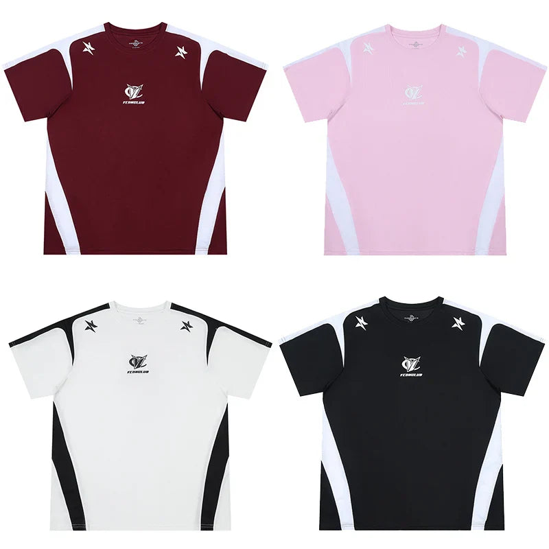 Veidoorn Mens Oversize Sport T-Shirt – Breathable Quick-Dry Fabric