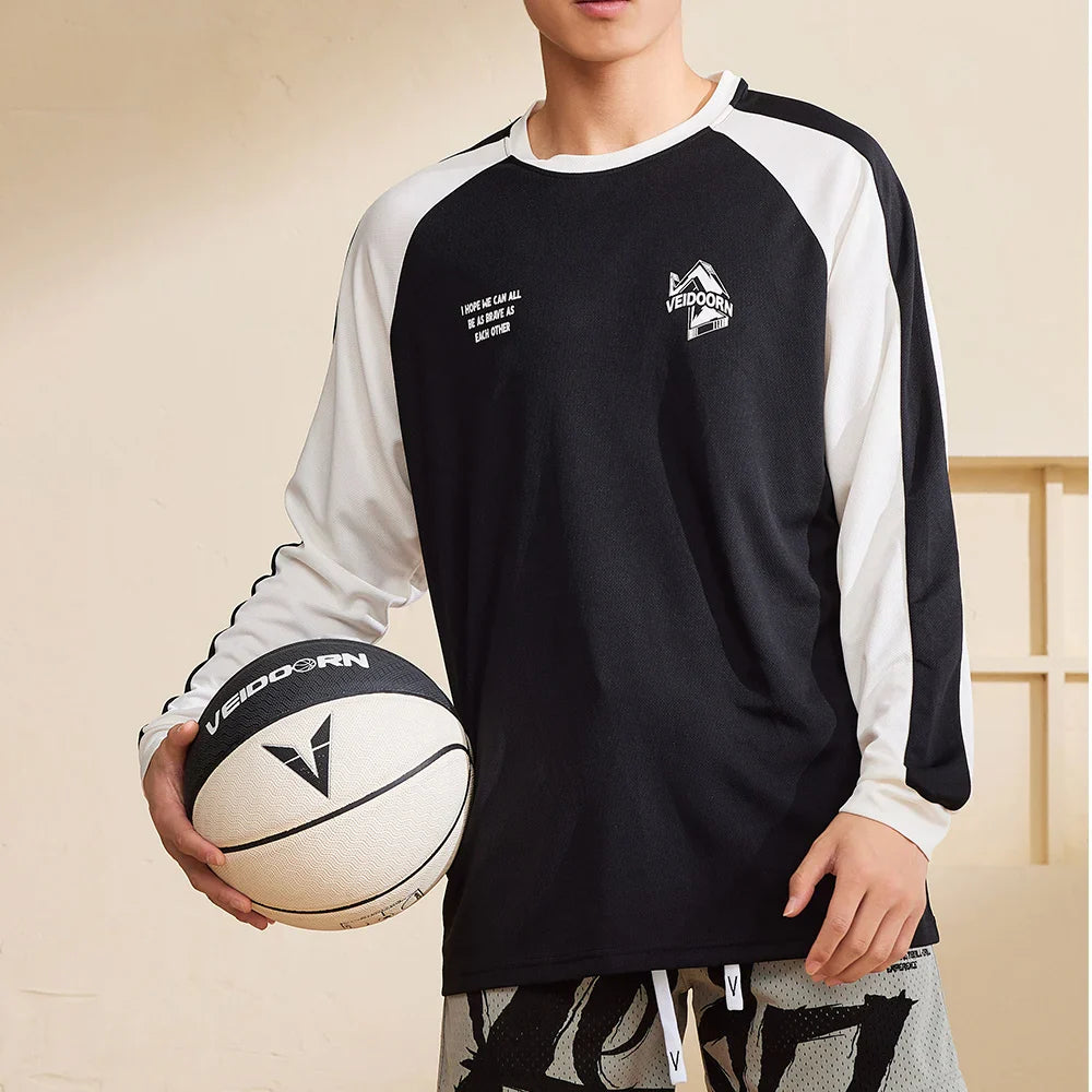 Veidoorn Breathable Long Sleeve Training Jersey – Ultimate Comfort and Quick Dry Performance