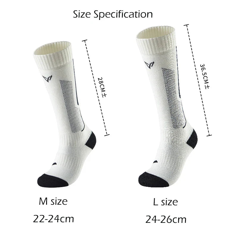 Veidoorn Compression Over The Calf Ski Socks – Full Cushion Comfort and Moisture Wicking