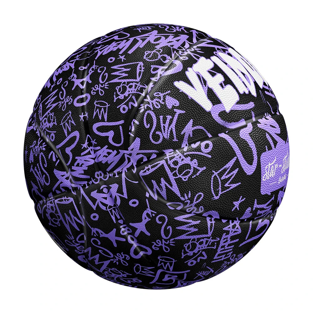 Veidoorn Official Size 7 Basketball – Durable Rubber Construction