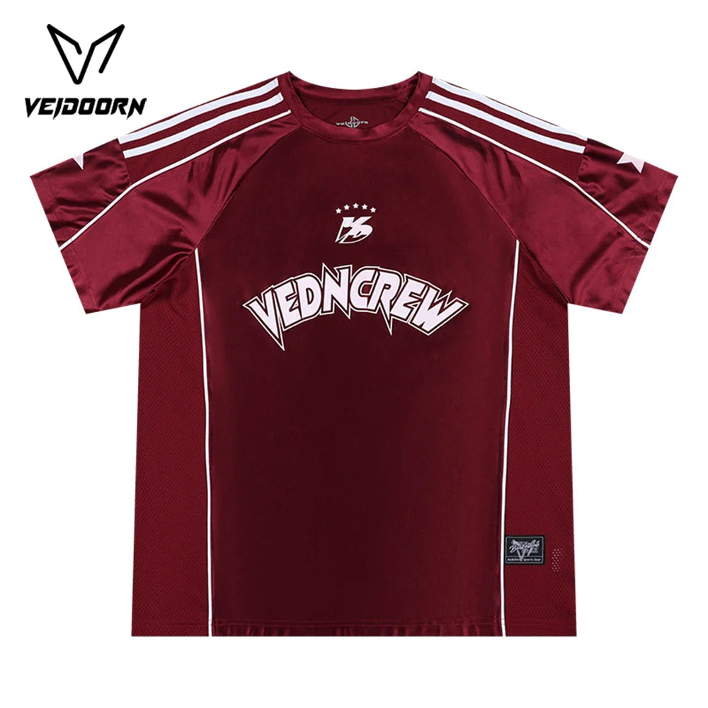 Veidoorn Summer Basketball Jersey – Breathable Quick Dry Mesh Workout Tee