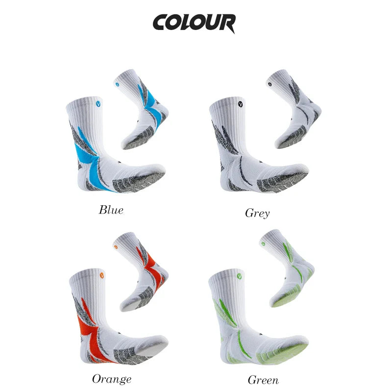 Veidoorn Professional Basketball Socks – Thick Non-Slip Breathable Design