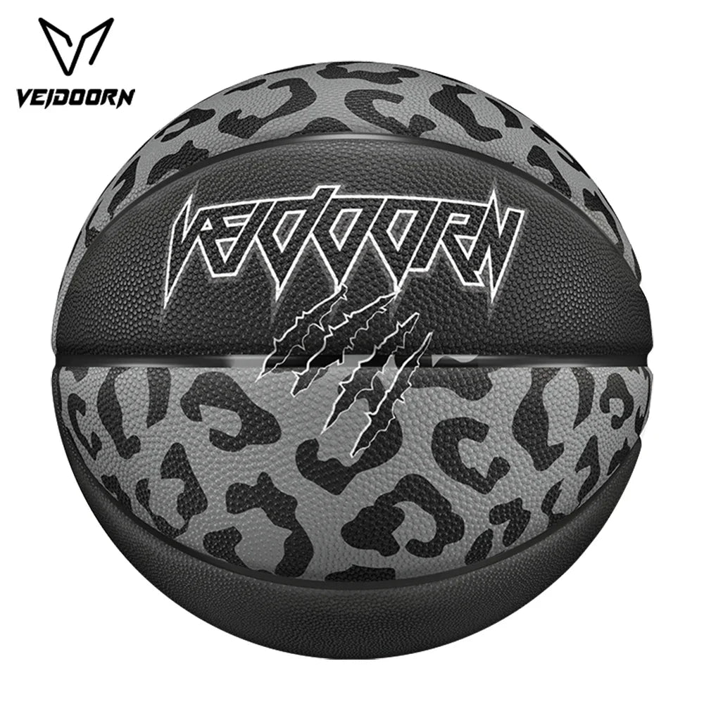 Veidoorn Official Size 7 Rubber Basketball – Durable Bounce Grip with Black Panther Design