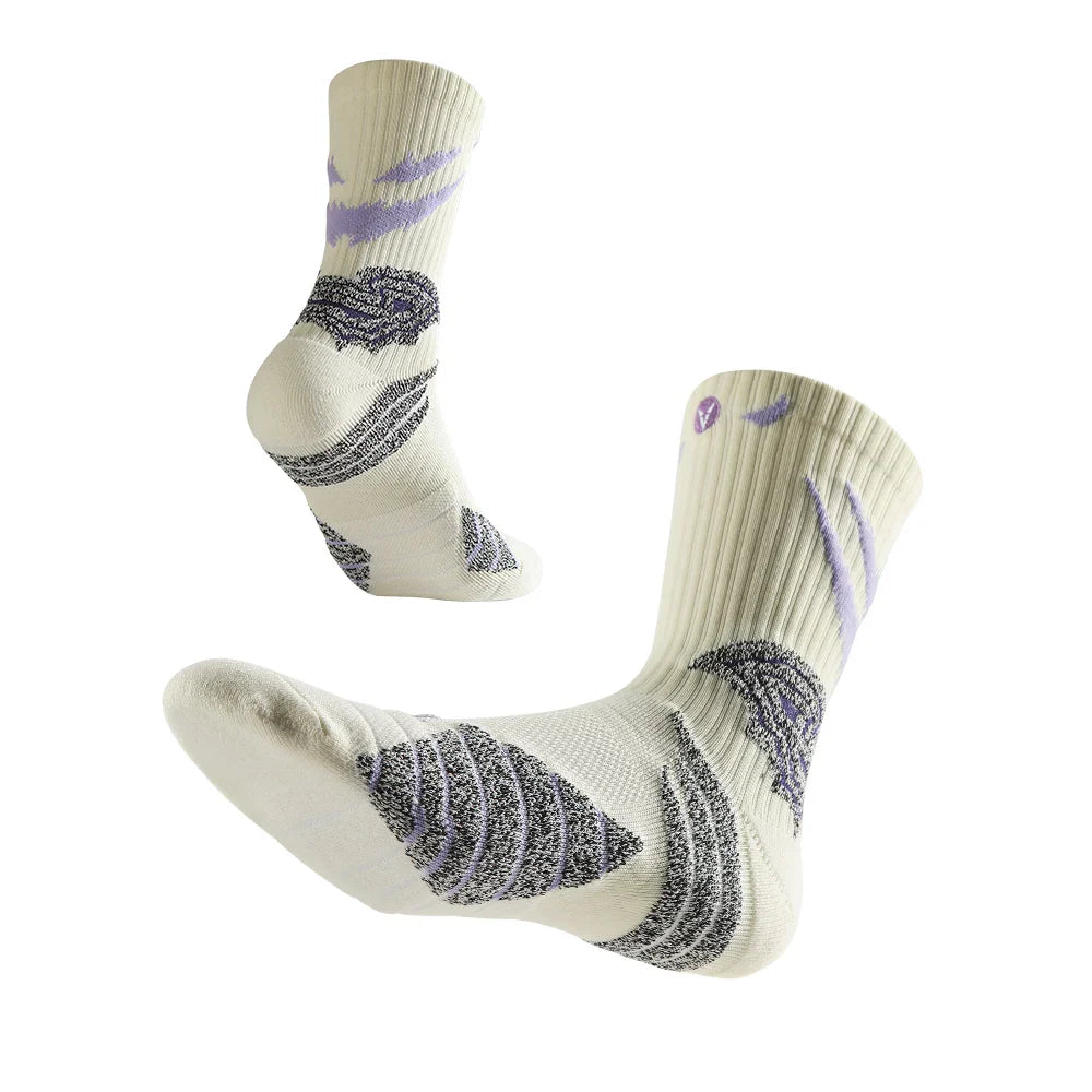 Veidoorn Sports Cycling Socks – Non-Slip Thick Breathable Compression