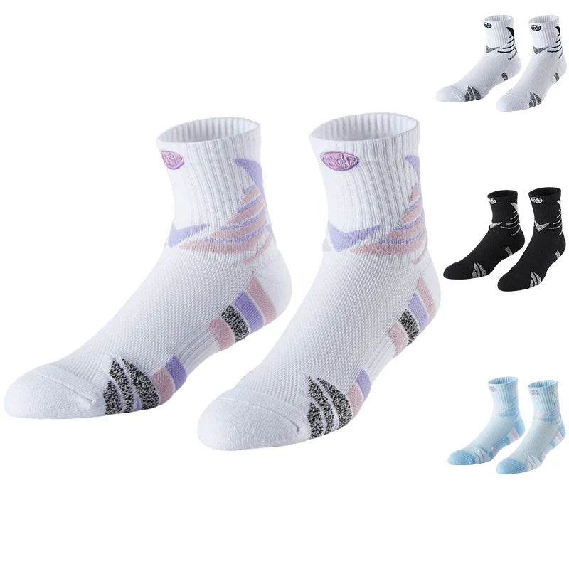 Veidoorn Mid-Calf Sport Socks – Anti-Slip Breathable Design
