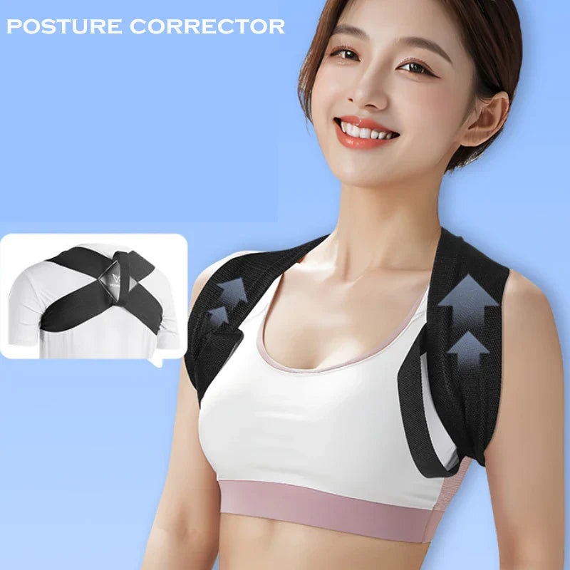 Veidoorn Posture Corrector – Adjustable Upper Back Brace for Clavicle Support