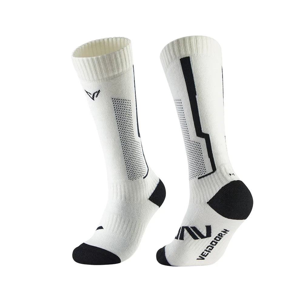 Veidoorn Compression Over The Calf Ski Socks – Full Cushion Comfort and Moisture Wicking