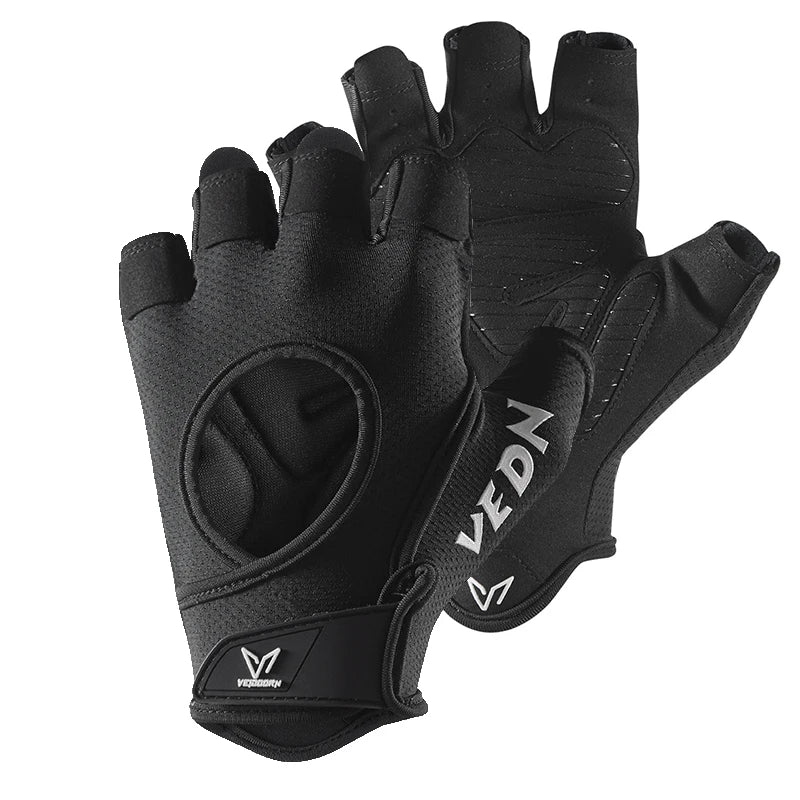 Veidoorn Women's Weightlifting Gloves – Non-Slip Silicone Grip for Enhanced Performance