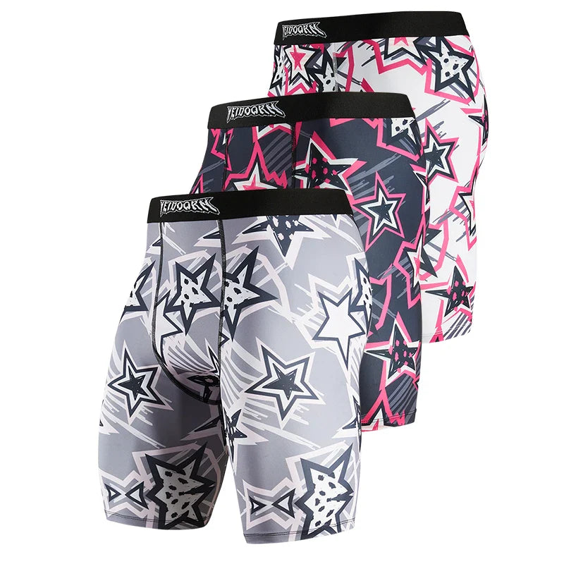 Veidoorn Men's Compression Shorts – Quick-Dry Breathable Activewear