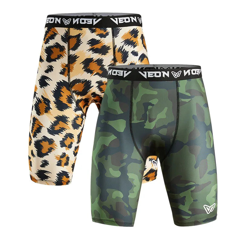 Veidoorn Men's Compression Training Shorts – Quick-Dry Breathable Performance