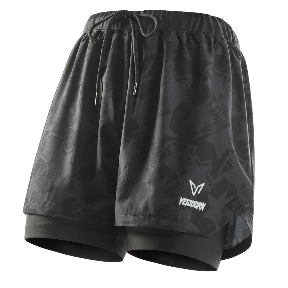 Veidoorn 2-in-1 Running Shorts – Lightweight Breathable Quick-Dry Design