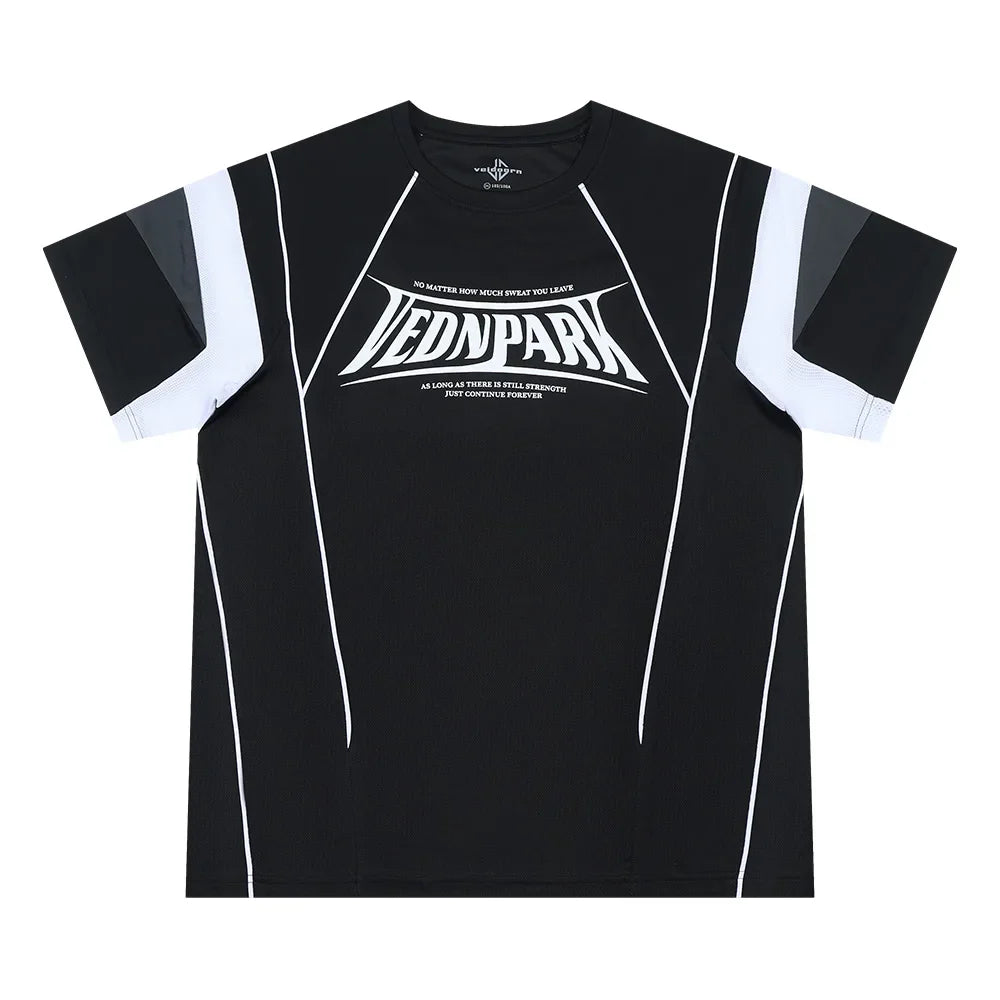 Veidoorn Summer Men's Breathable Sports T-Shirt – Lightweight Quick Dry Comfort