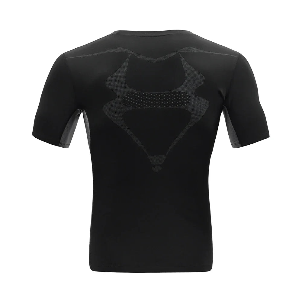 Veidoorn Men Fitness Bodybuilding T-Shirt – Quick Dry Compression Performance