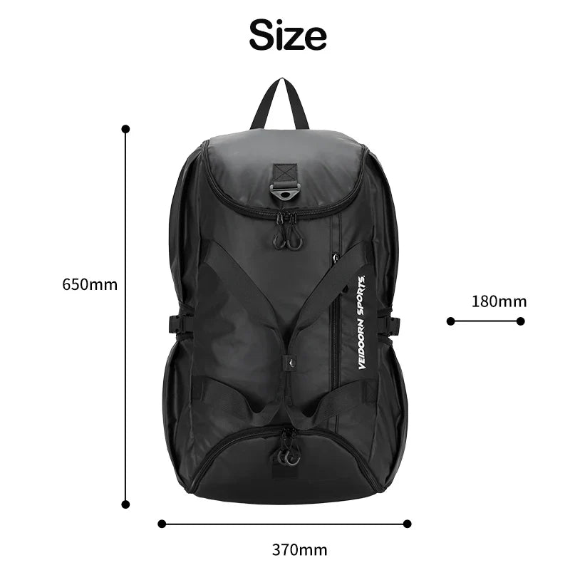 Veidoorn Basketball Bag Backpack – Durable 35L Capacity for Training and Workouts