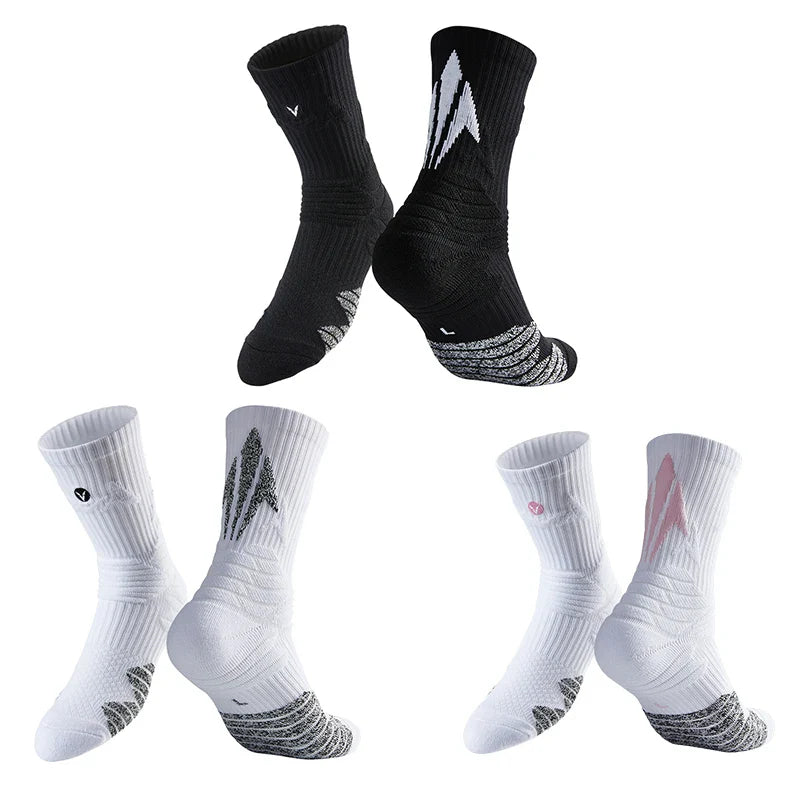 Veidoorn Non Slip Basketball Socks – Thick Padding for Maximum Shock Absorption