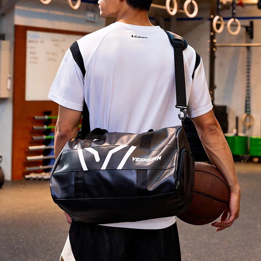 Veidoorn Large Capacity Gym Bag – Waterproof and Durable Design