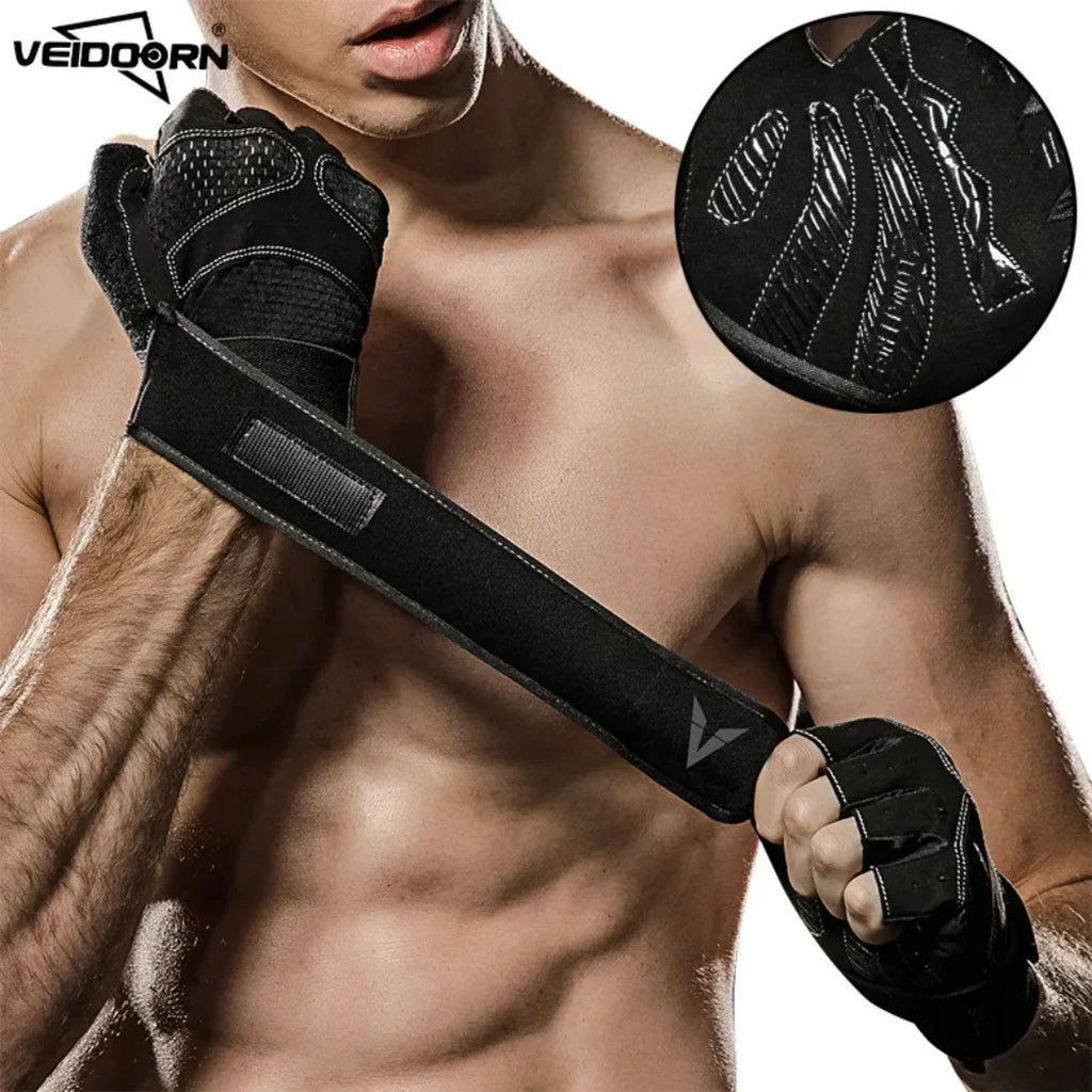 Veidoorn Gym Gloves – Enhanced Grip and Wrist Support