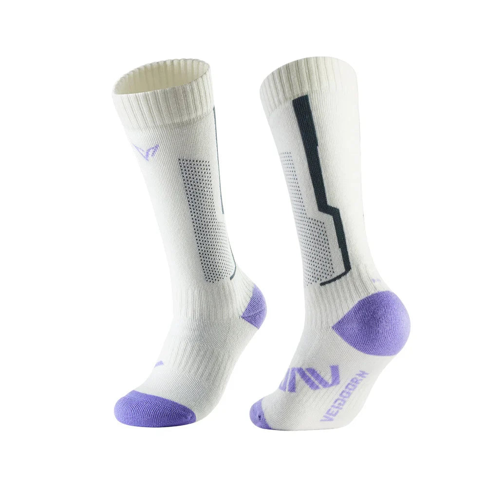 Veidoorn Compression Over The Calf Ski Socks – Full Cushion Comfort and Moisture Wicking