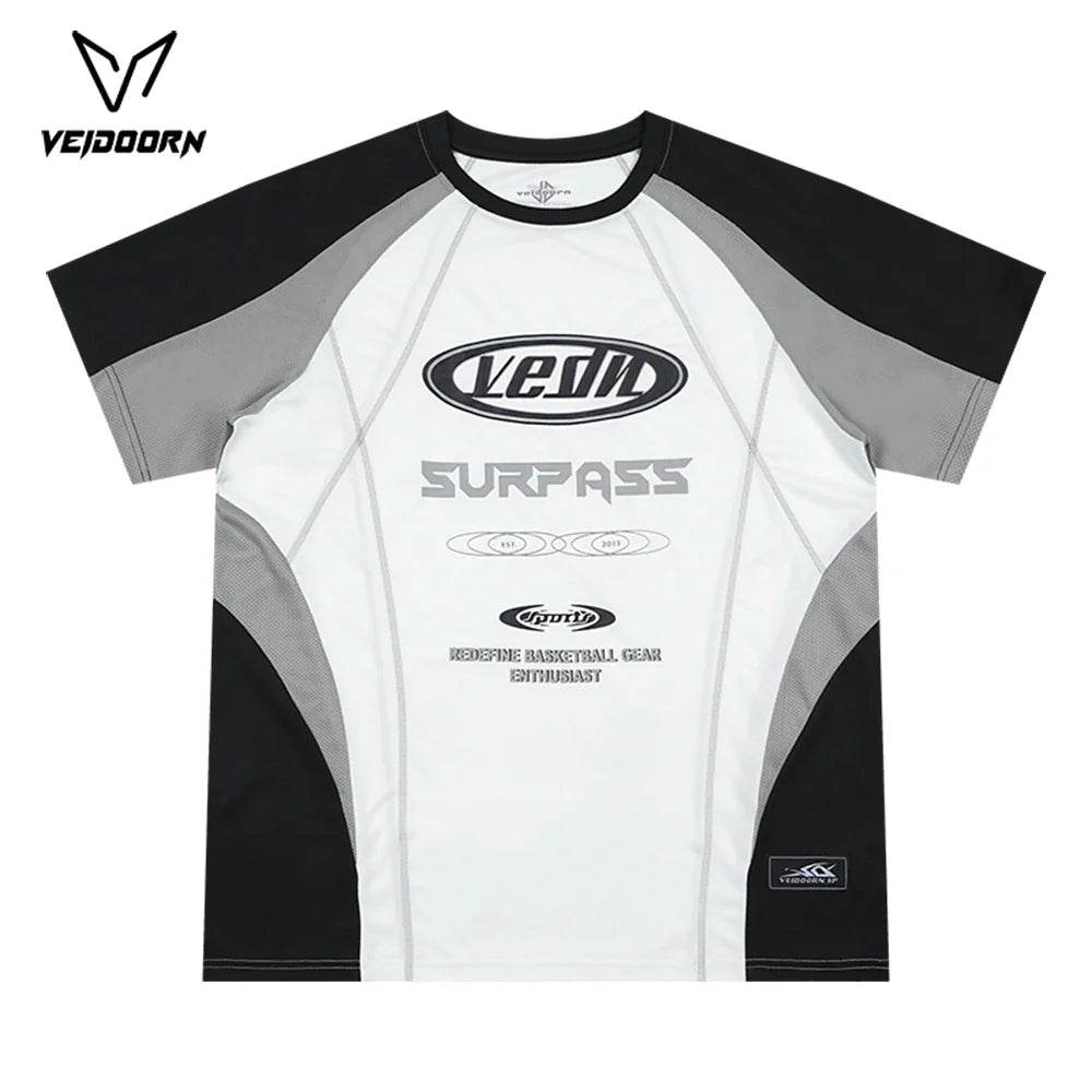 Veidoorn S-6XL Men's Running T-Shirt – Quick Dry Breathable Comfort