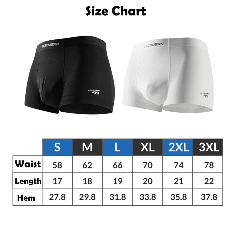 Veidoorn Sport Antibacterial Boxer Briefs – Moisture Wicking Comfort