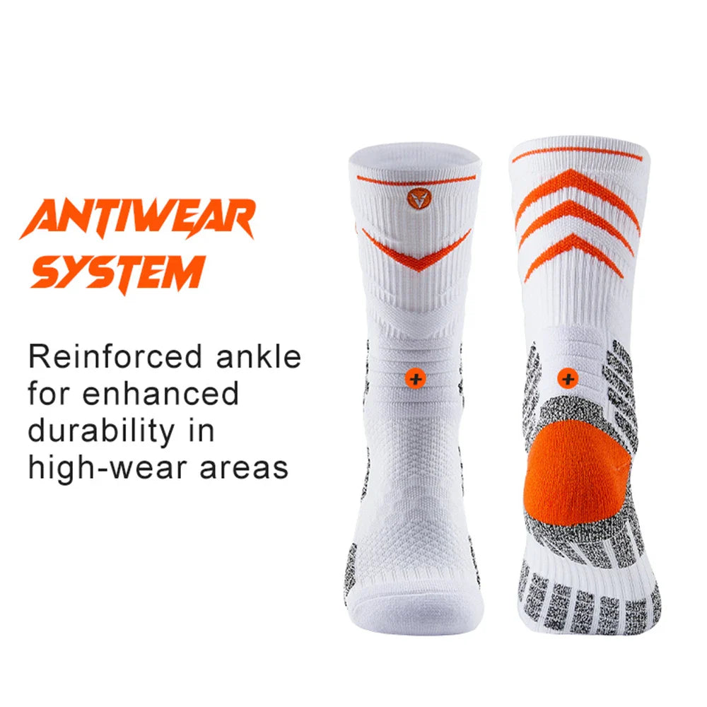 Veidoorn Athletic Cushioned Crew Socks – Superior Comfort and Secure Fit