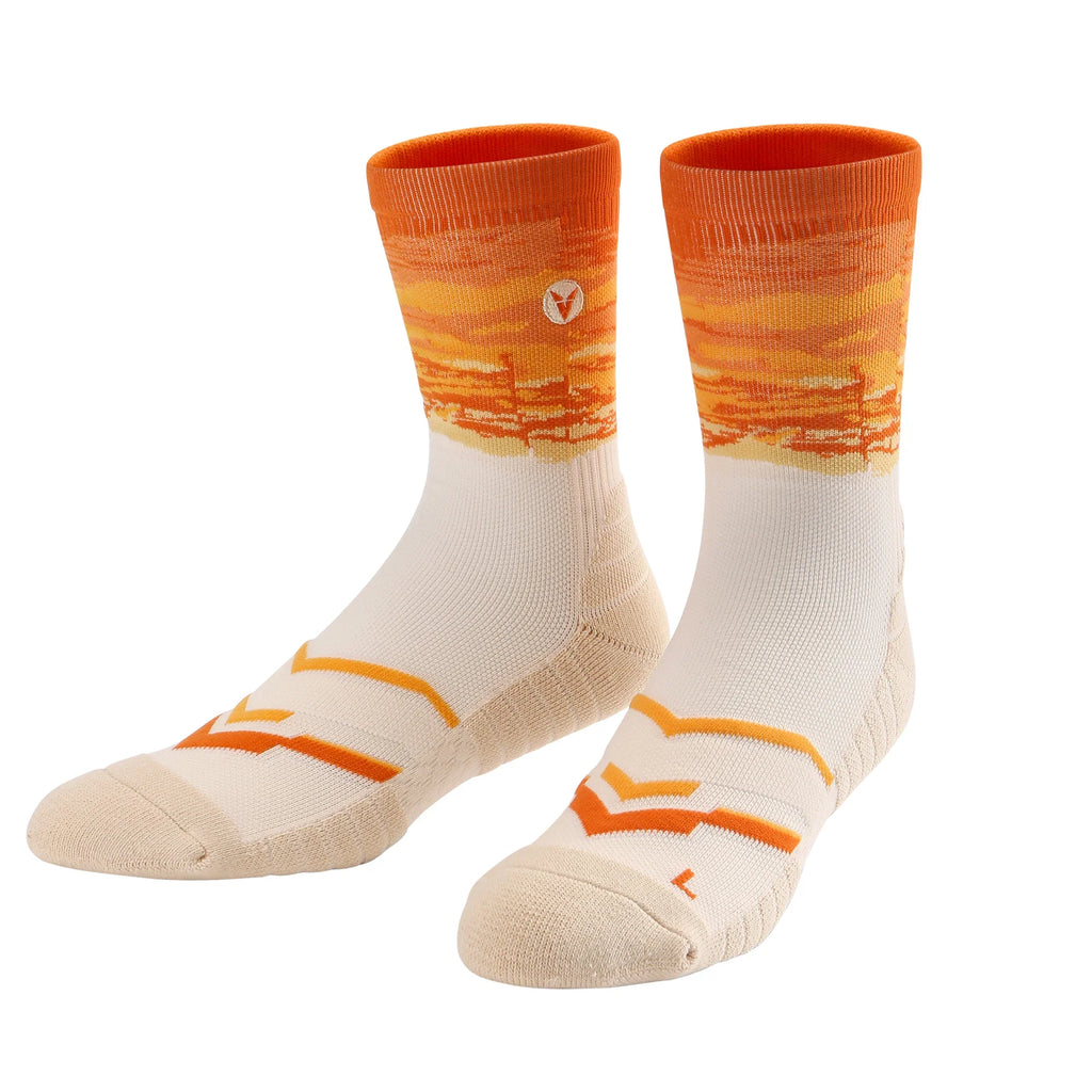 Veidoorn Women Sport Socks – Comfortable Compression with Beach Tree Design
